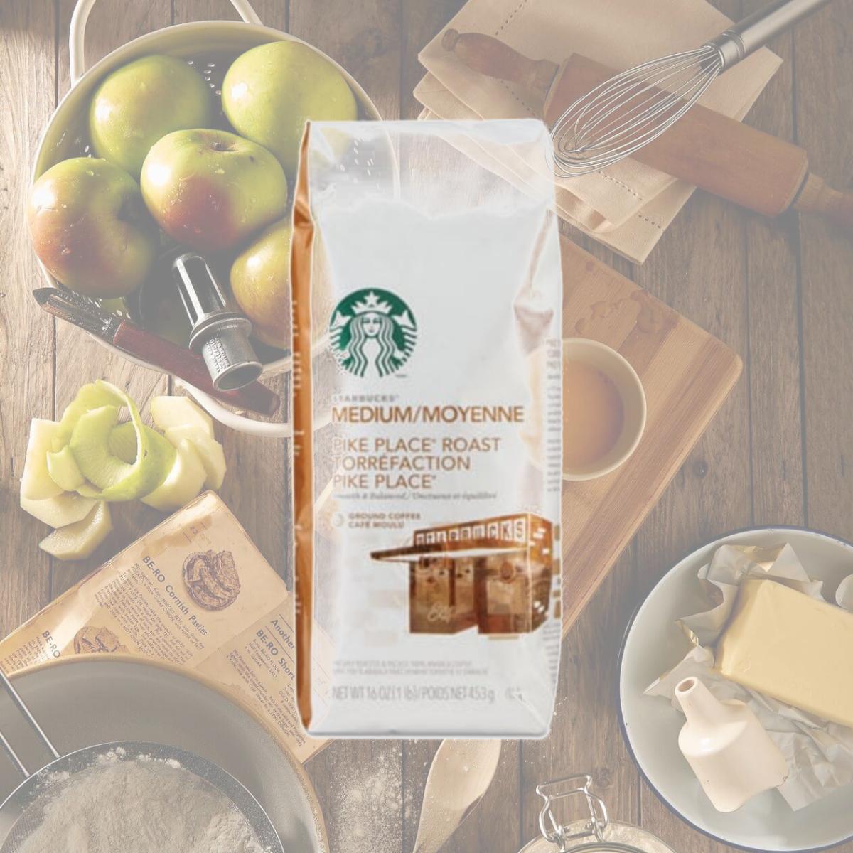 Picture of Starbucks 11018186 Coffee  Pike Place  Ground  1 lb. Bag