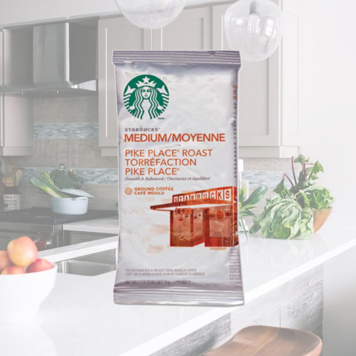 Picture of Starbucks 11018197 Coffee  Pike Place  2 .5 oz  18-Box