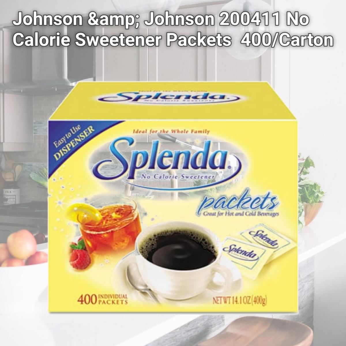 Picture of Johnson &amp; Johnson 200411 No Calorie Sweetener Packets  400/Carton