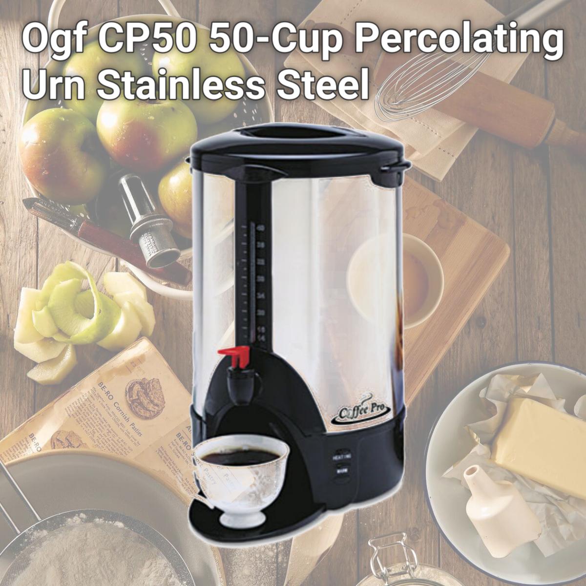 Picture of Ogf CP50 50-Cup Percolating Urn  Stainless Steel