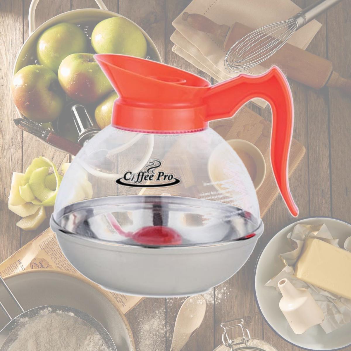 Picture of Ogf CPU13 Unbreakable Decaffeinated Coffee Decanter  12-Cup  Stainless Steel/Polycarbonate