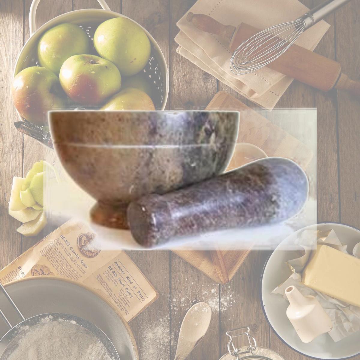 Picture of AzureGreen LM006 4 in. Natural Mortar & Pestle Set