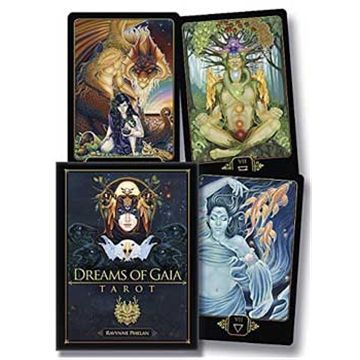 Azure Green Ddregai Dreams Of Gaia Deck & Book By Ravynne Phelan