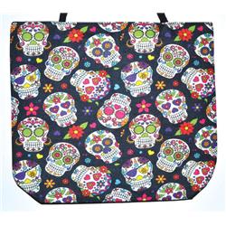Rb2947 14 X 16 In. Day Of The Dead Jute Tote Bag