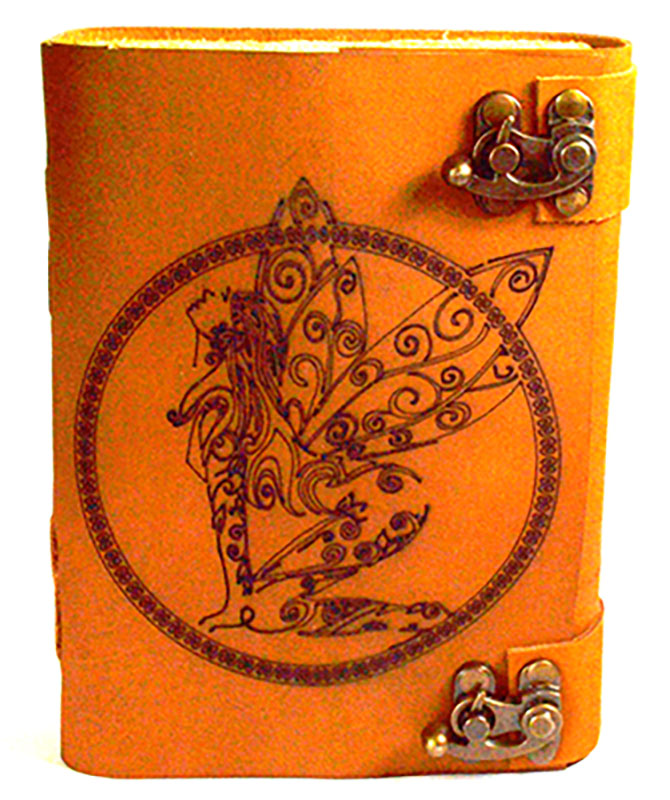 BBBL3374 Fairy Aged Looking Paper Leather with Latch