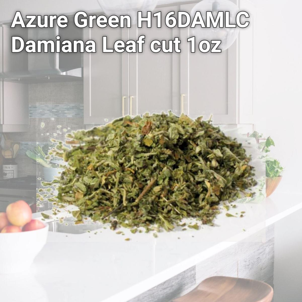 Picture of Azure Green H16DAMLC Damiana Leaf cut 1oz