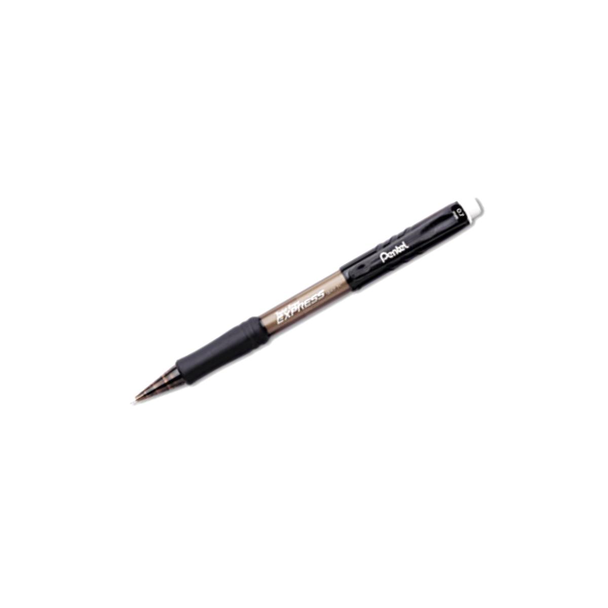 Picture of Pentel QE417A Twist-Erase EXPRESS Automatic Pencil  0.70 mm  Black Barrel  12 Pack