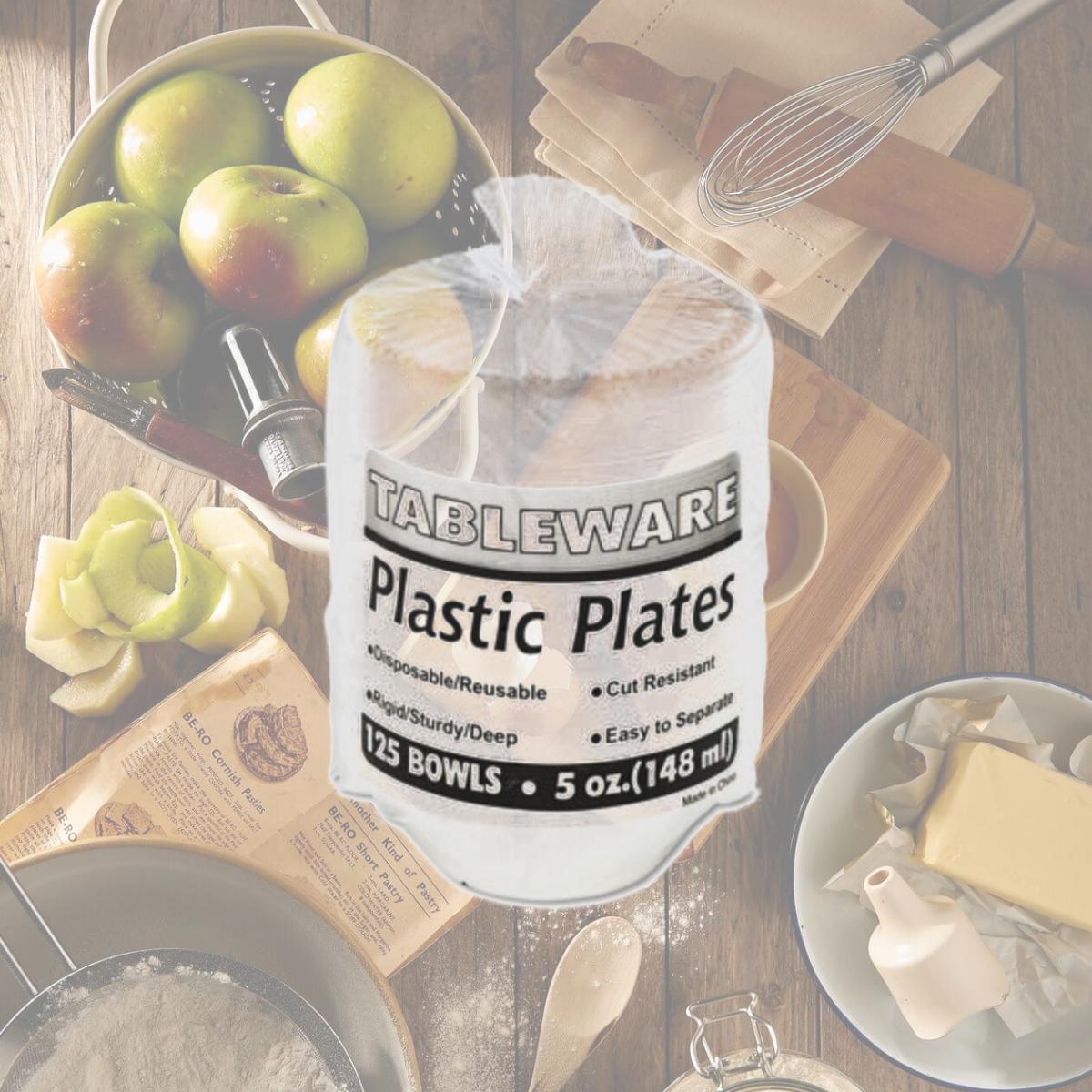 Picture of Tablemate 5244WH Plastic Dinnerware  Bowls  Five Ounces  White  125 per Pack