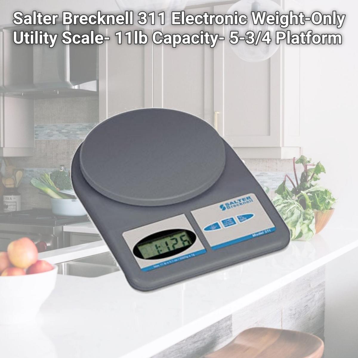 Picture of Salter Brecknell 311 Electronic Weight-Only Utility Scale- 11lb Capacity- 5-3/4 Platform