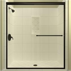 Arizona Shower Door Lser4870aobcll 70.38 X 48 In. Leser Lite Euro Enclosure Shower Door With Showerhead Left - Oil Rubbed Bronze