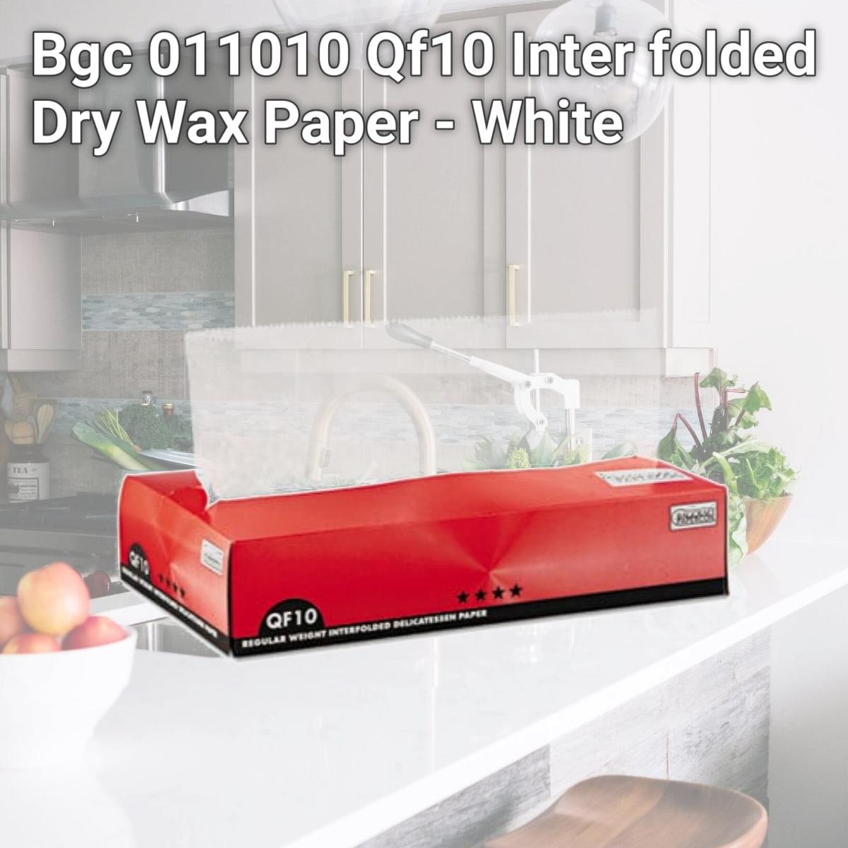 Picture of Bgc 011010 Qf10 Inter folded Dry Wax Paper - White