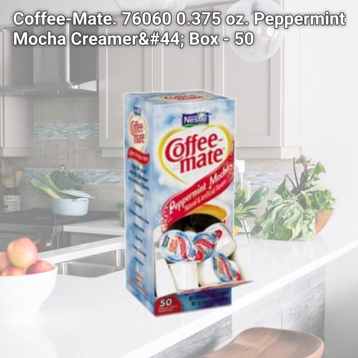 Picture of Coffee-Mate. 76060 0.375 oz. Peppermint Mocha Creamer, Box - 50