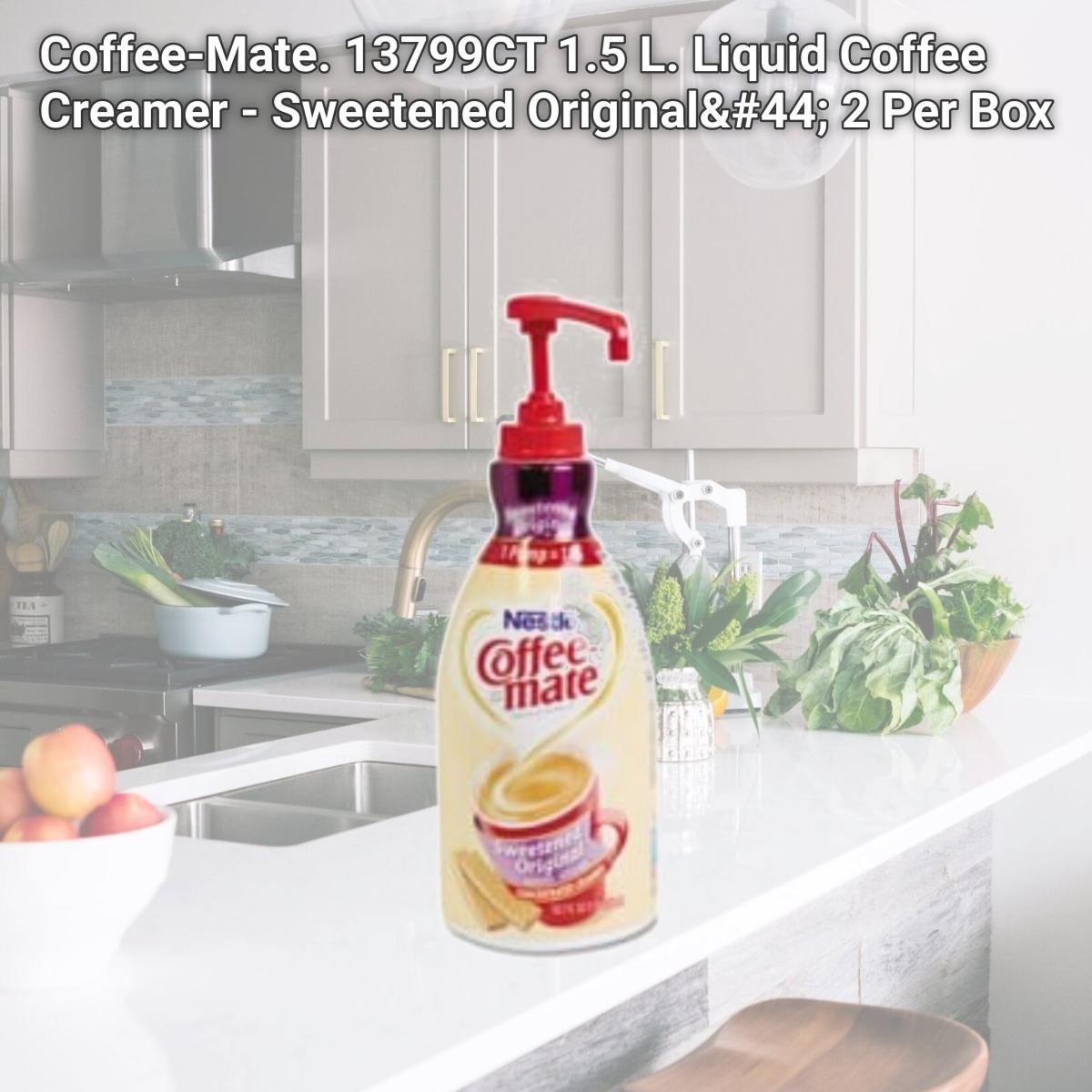 Picture of Coffee-Mate. 13799CT 1.5 L. Liquid Coffee Creamer - Sweetened Original, 2 Per Box