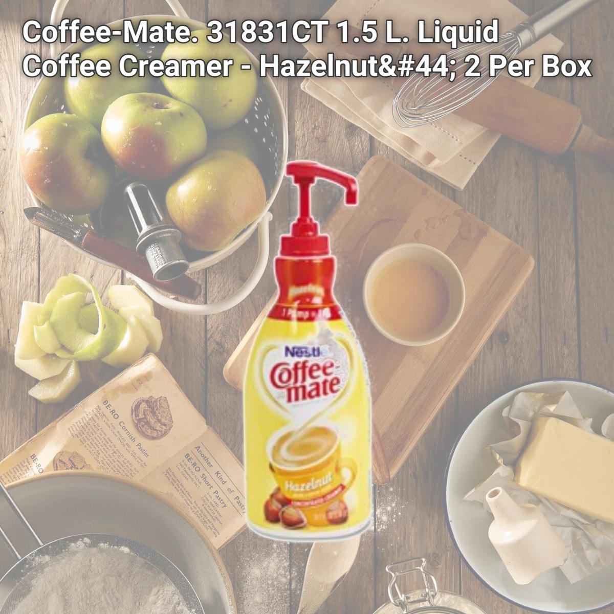 Picture of Coffee-Mate. 31831CT 1.5 L. Liquid Coffee Creamer - Hazelnut, 2 Per Box