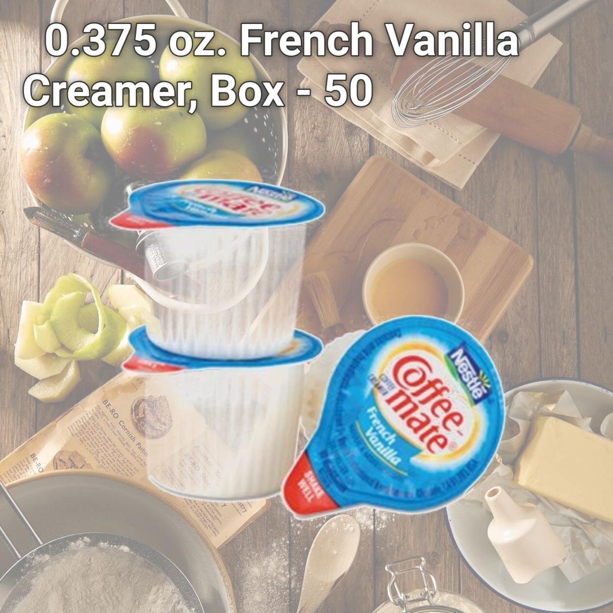 Picture of Coffee-Mate. 35170BX 0.375 oz. French Vanilla Creamer, Box - 50