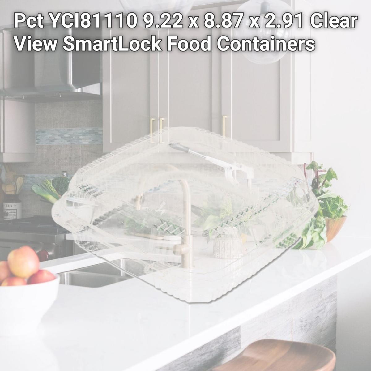 Picture of Pct YCI81110 9.22 x 8.87 x 2.91 Clear View SmartLock Food Containers