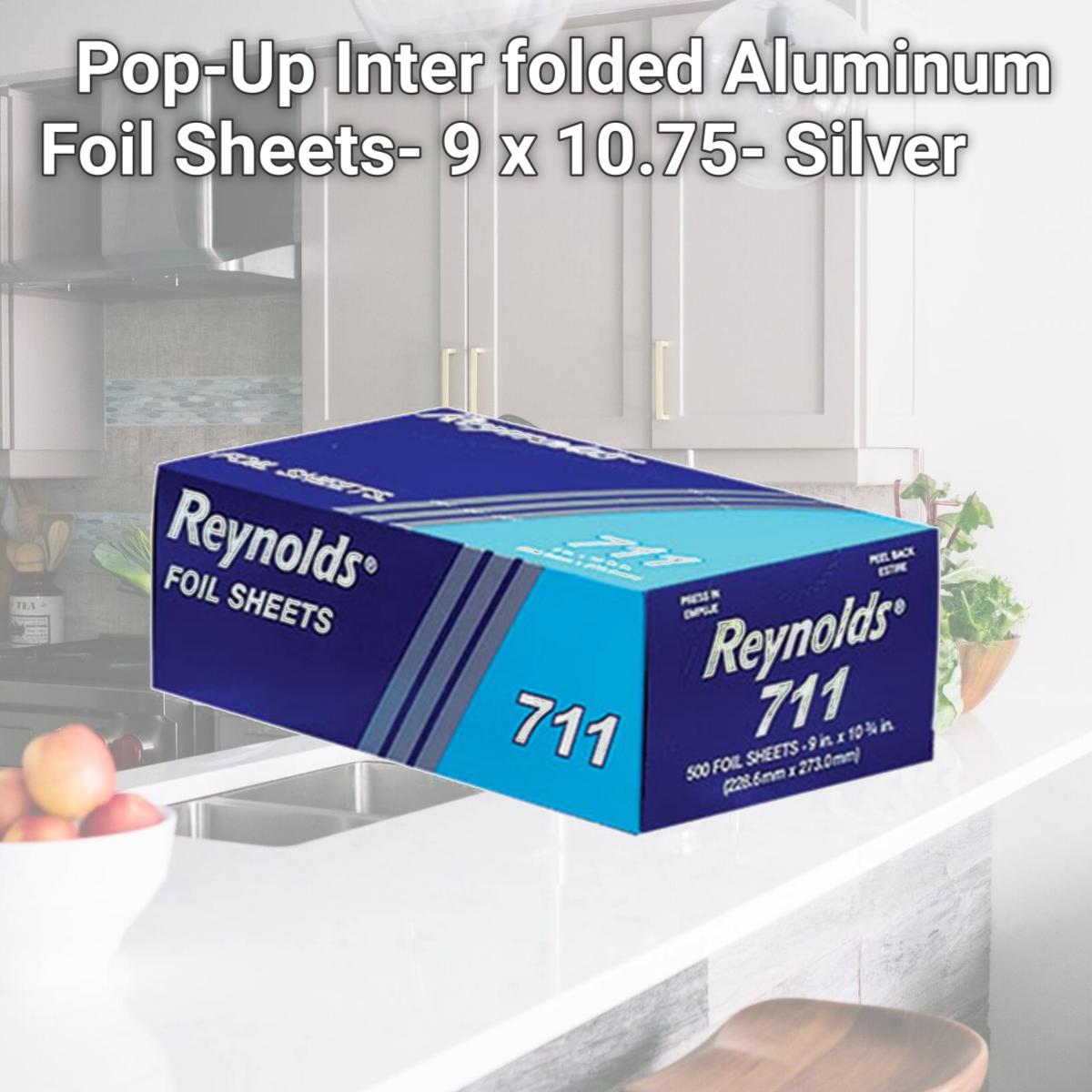 Picture of Rfp 711 Pop-Up Inter folded Aluminum Foil Sheets- 9 x 10.75- Silver