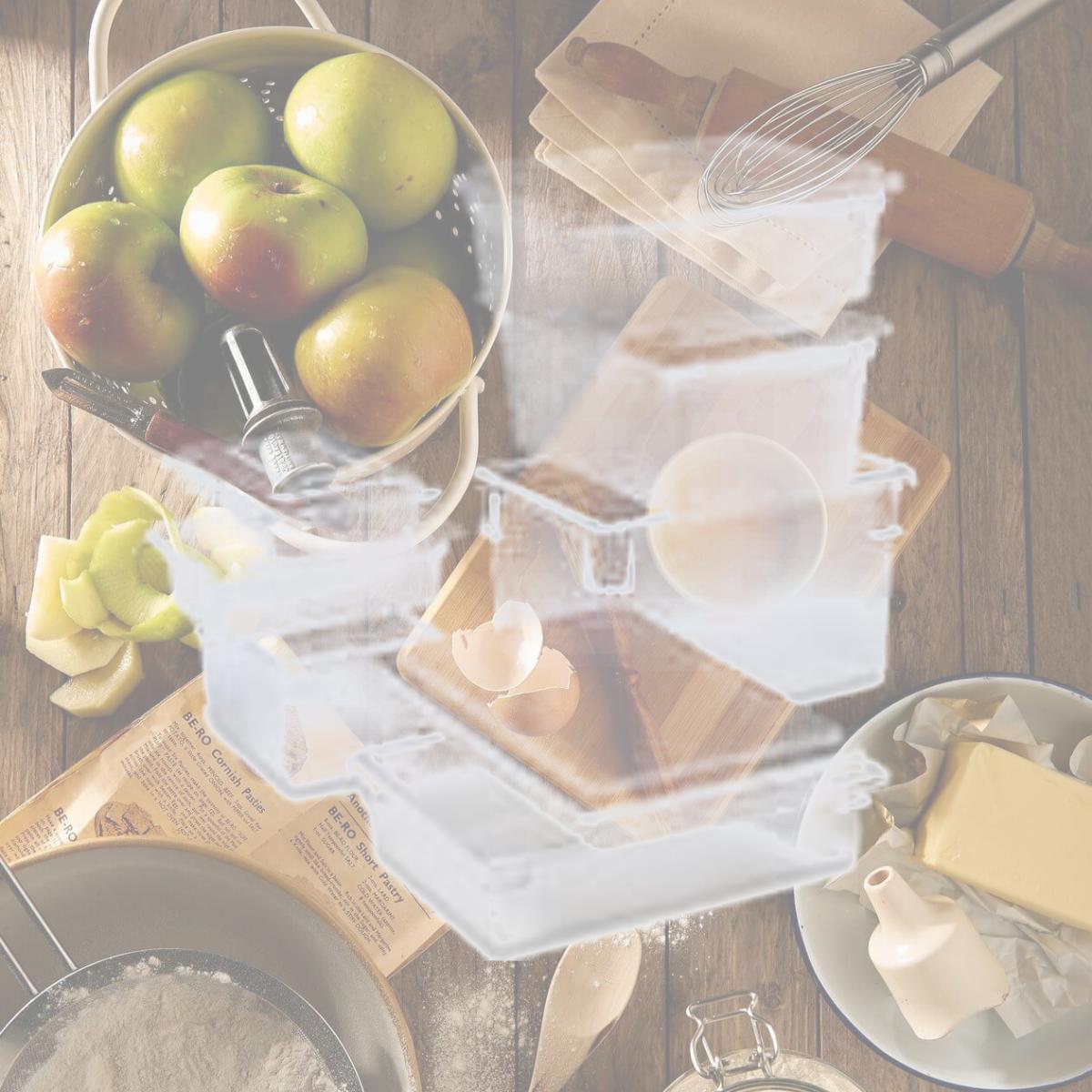 Picture of Rubbermaid Commercial Products 3501WHI Food & Tote Boxes, 21.5 gal. - White