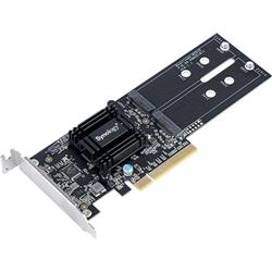 Synology M2D18 Controller Card M.2 NVMe & SATA Solid State Drive Adapter Card Synology M2D18 Controller Card M.2 NVMe & SATA Solid State Drive Adapter Card
