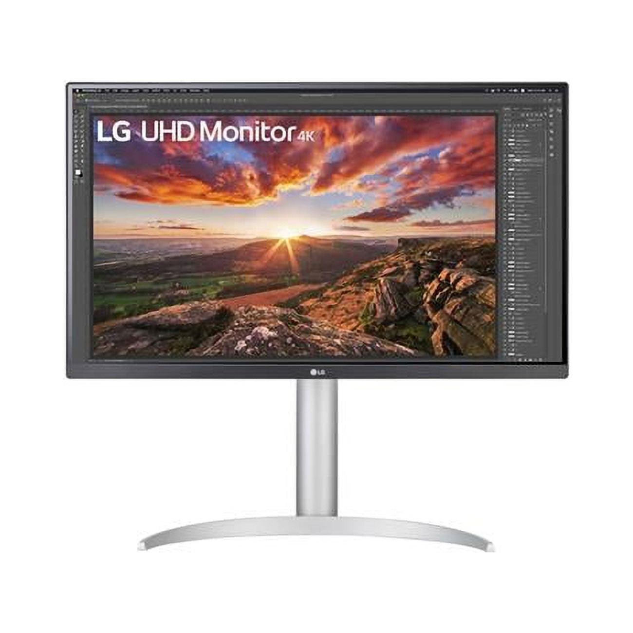 UPC 195174038956 product image for LG Electronics 27BP85UN-W 27 in. IPS 3840x2160 1200-1 HDMI DP USB3.0 SPK Monitor | upcitemdb.com