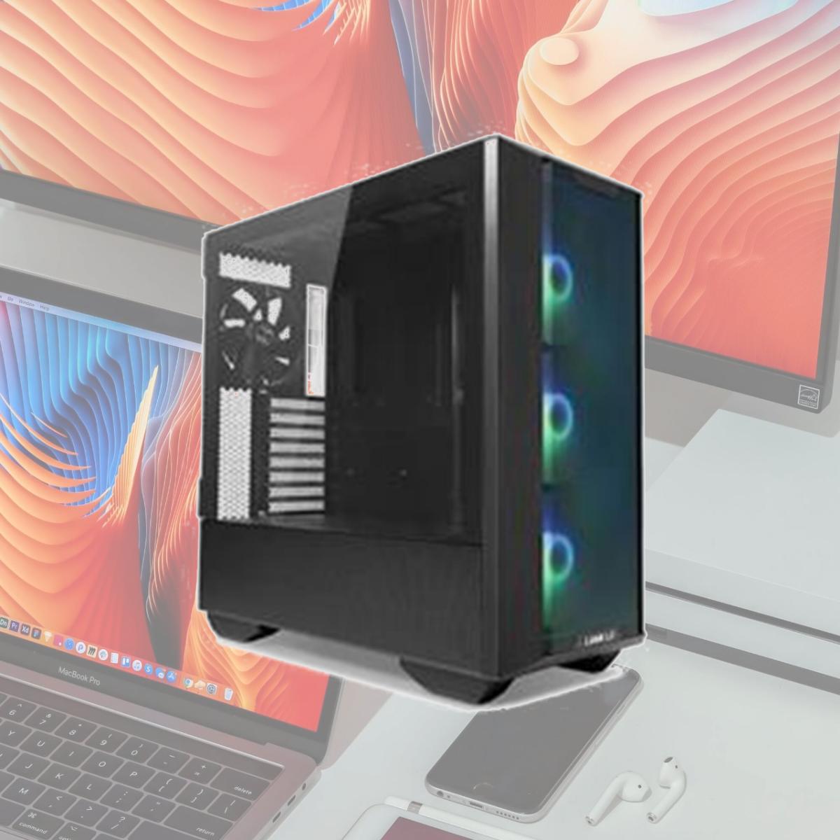 Picture of Lian-Li LANCOOL III RGB BLACK 4 mm FullTower TG 3x140mm ARGB Tempered Glass ATX Mid-Tower Computer Case, Black