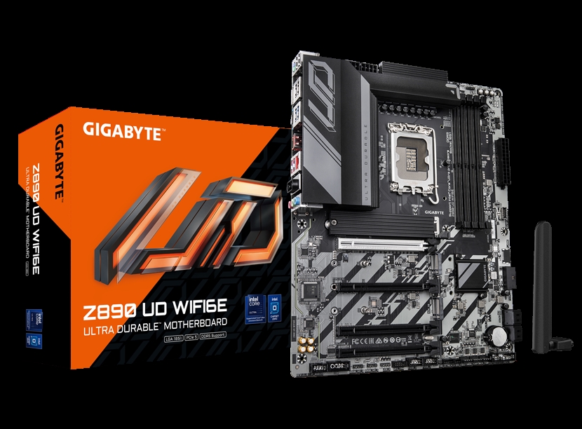 UPC 889523045336 product image for Z890 UD WIFI6E Z890 LGA1851 DDR5 ATX Motherboard | upcitemdb.com