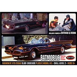 Pol920 1966 Batmobile With Batman & Robin Figures