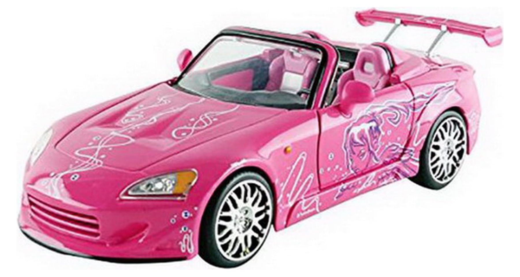 97604 Sukis Honda S2000 Convertible Diecast Model Car, Pink