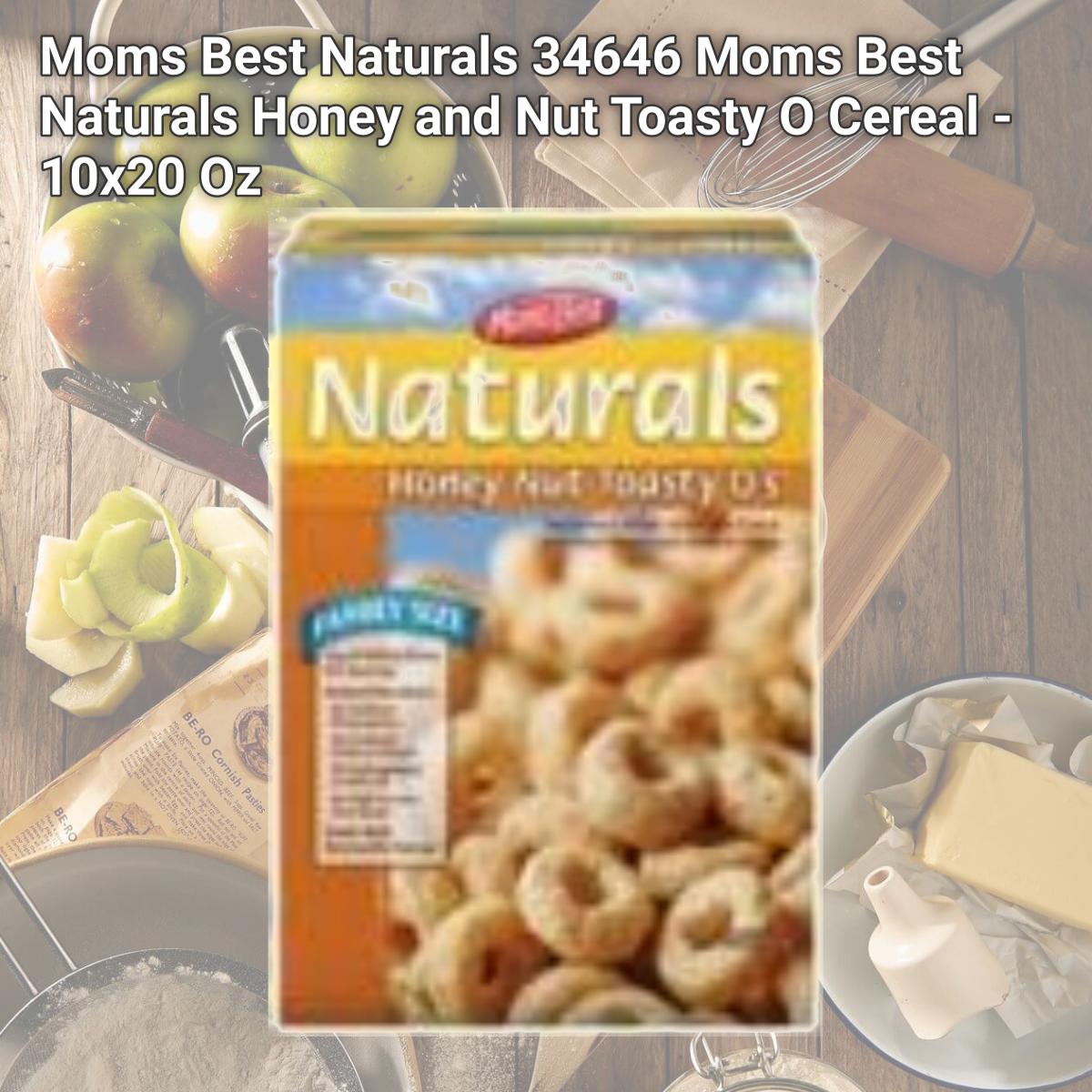 Picture of Moms Best Naturals 34646 Moms Best Naturals Honey and Nut Toasty O Cereal - 10x20 Oz