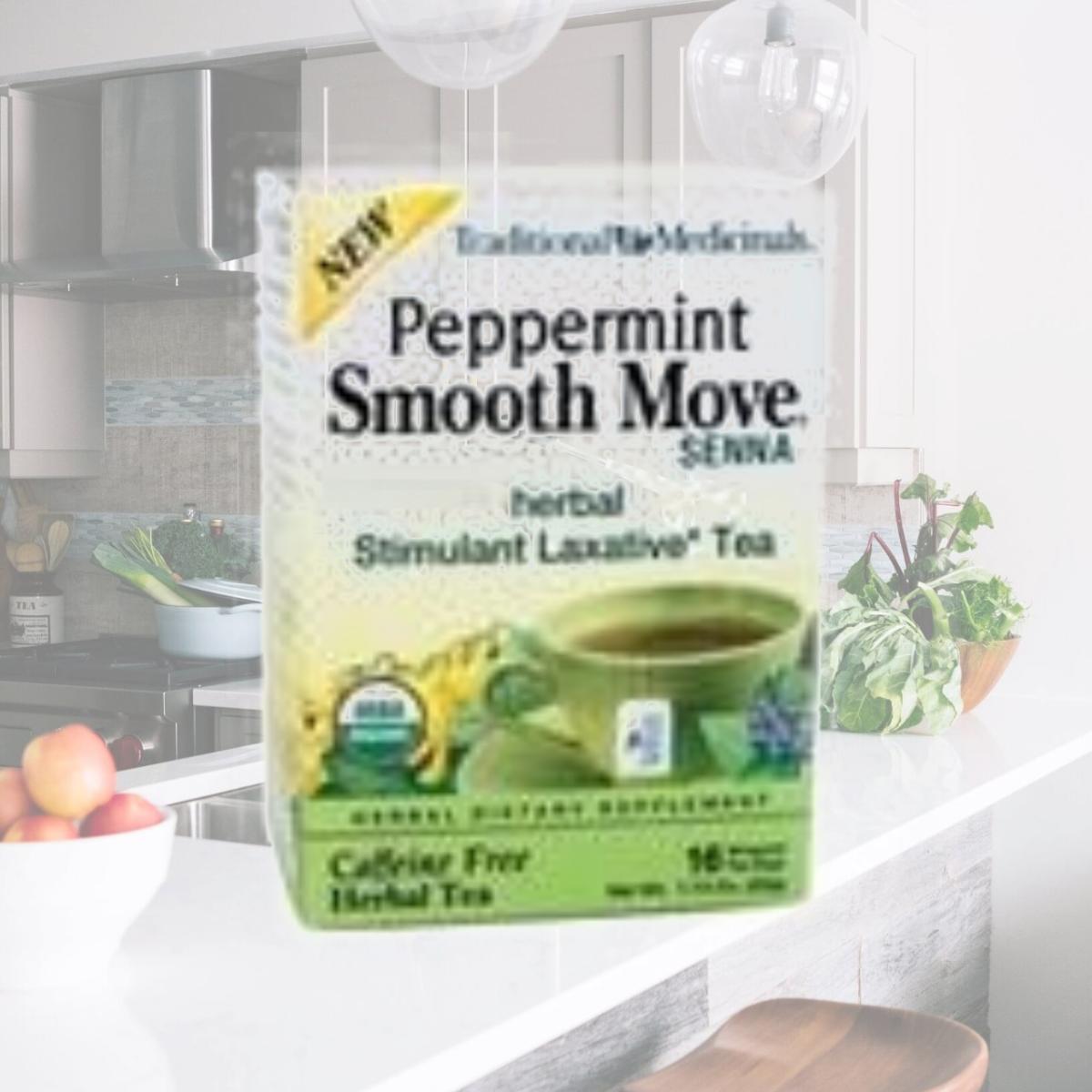 Picture of Traditional Medicinals 84362 Traditional Medicinals Peppermint Smooth Move -6-16 Bag