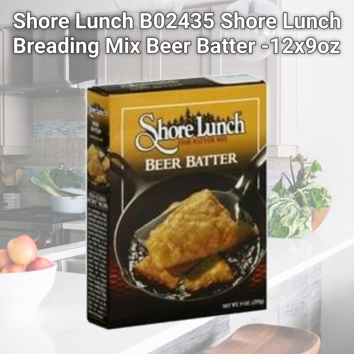 Picture of Shore Lunch B02435 Shore Lunch Breading Mix Beer Batter  -12x9oz