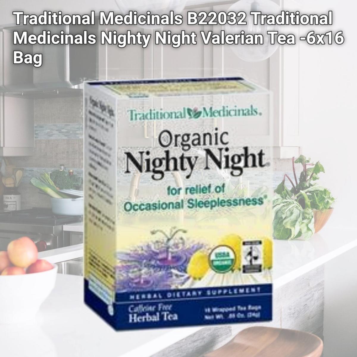 Picture of Traditional Medicinals B22032 Traditional Medicinals Nighty Night Valerian Tea -6x16 Bag