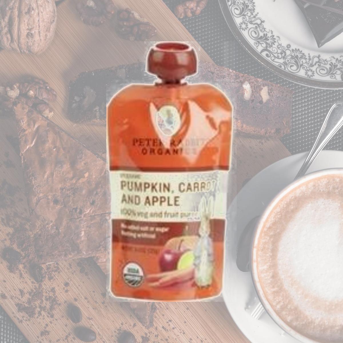 Picture of Peter Rabbit Organics B23193 Peter Rabbit Organics Pumpkin Carrot and Apple Fruit Puree -10x4.4 Oz
