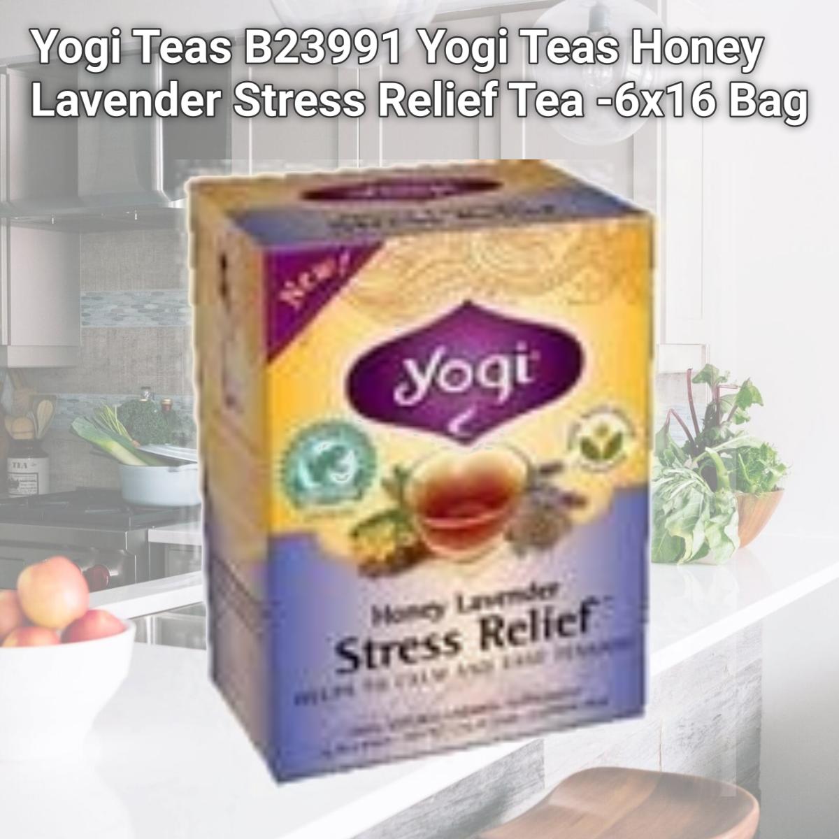 Picture of Yogi Teas B23991 Yogi Teas Honey Lavender Stress Relief Tea -6x16 Bag