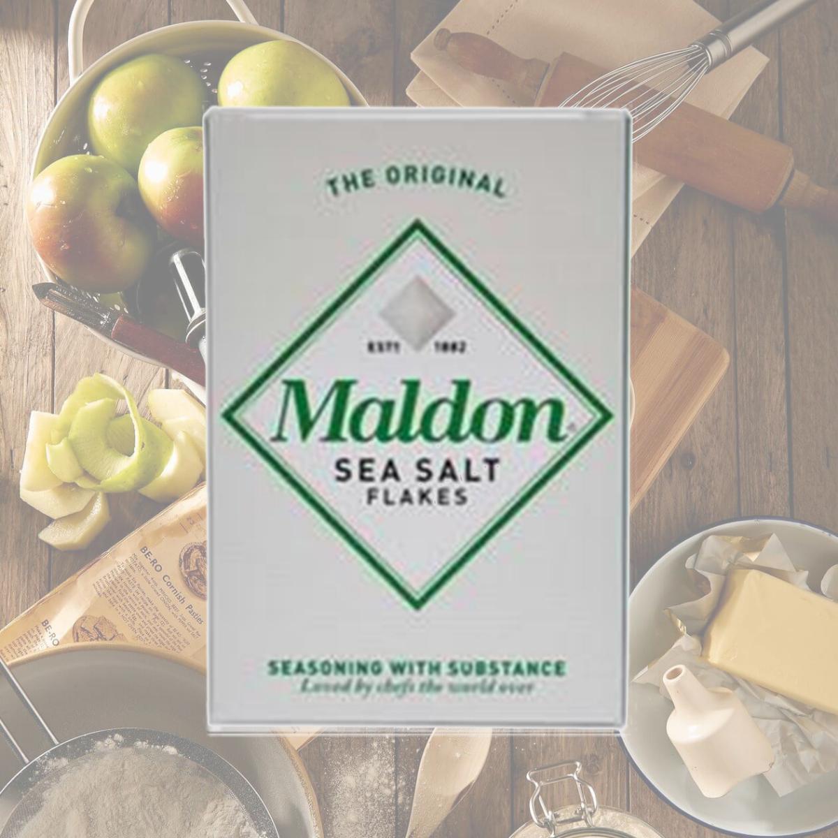 Picture of Maldon Crystal Salt Co B24720 Maldon Crystal Salt Co Original Sea Salt Flakes -12x8.5 Oz