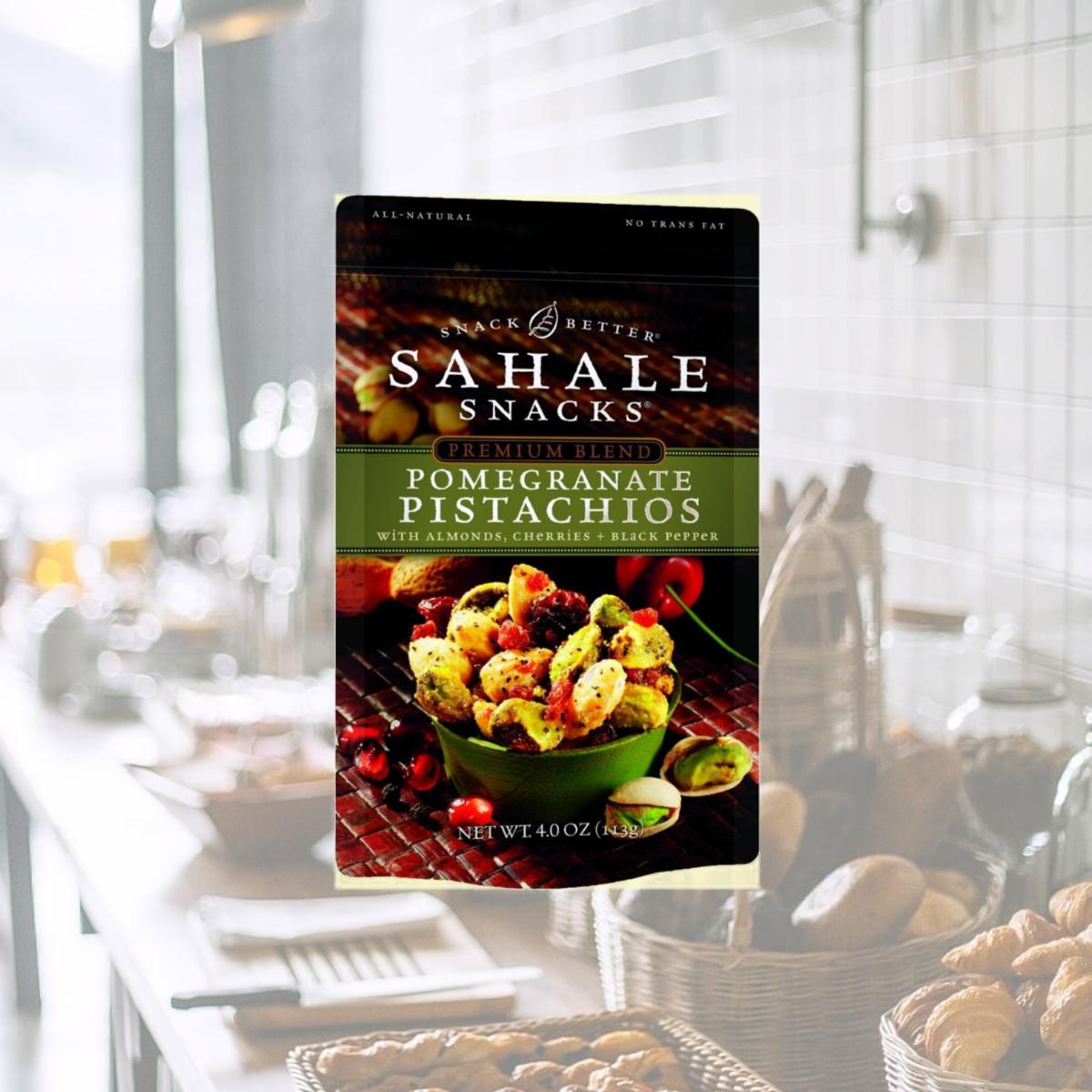 Picture of Sahale Snacks B26781 Sahale Snacks Pomegranate Pistachios -6x4 Oz