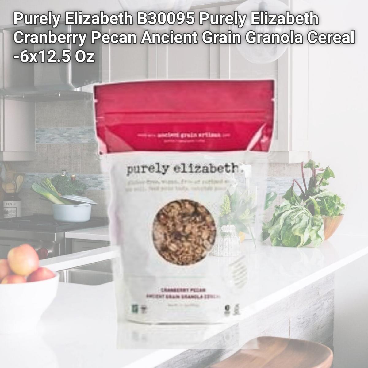 Picture of Purely Elizabeth B30095 Purely Elizabeth Cranberry Pecan Ancient Grain Granola Cereal -6x12.5 Oz