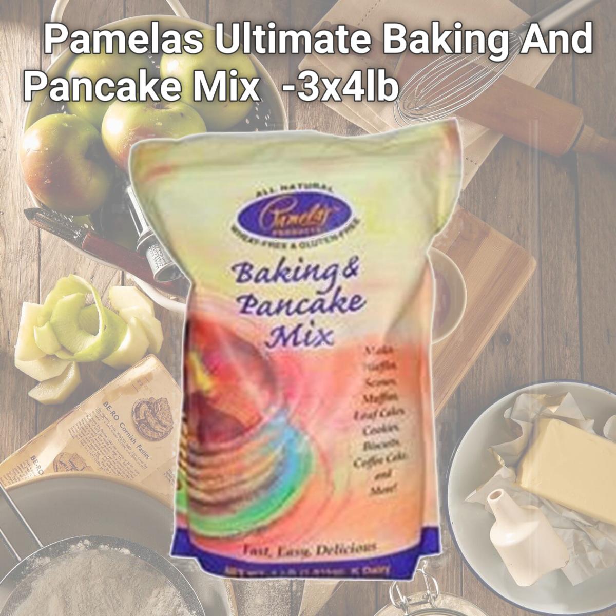 Picture of Pamelas Products B31912 Pamelas Ultimate Baking And Pancake Mix  -3x4lb