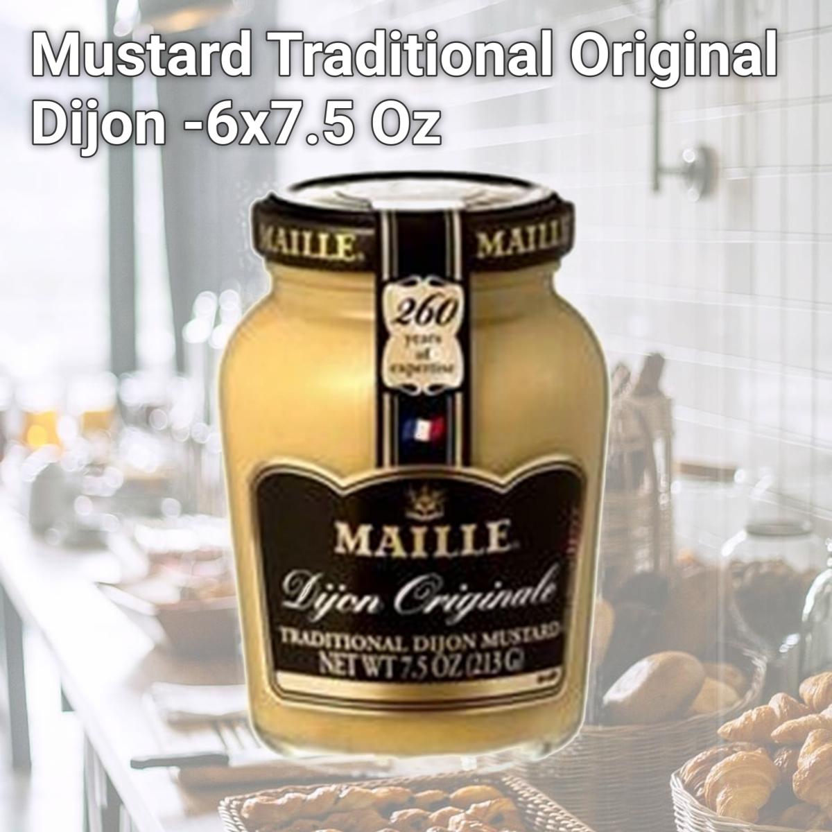 Picture of Maille B52286 Maille Mustard Traditional Original Dijon -6x7.5 Oz
