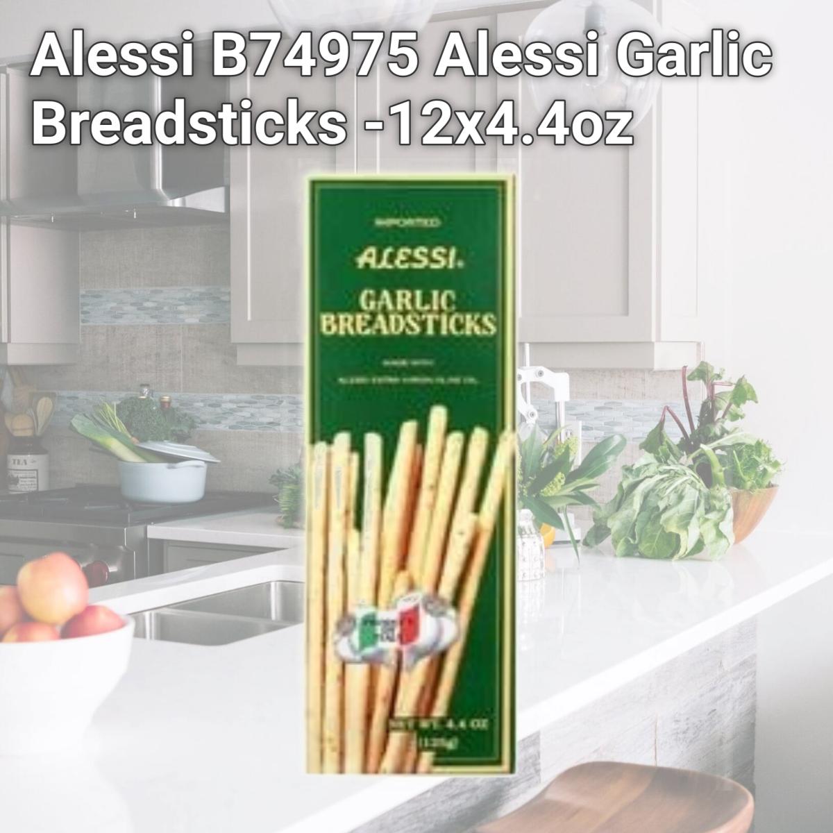 Picture of Alessi B74975 Alessi Garlic Breadsticks  -12x4.4oz