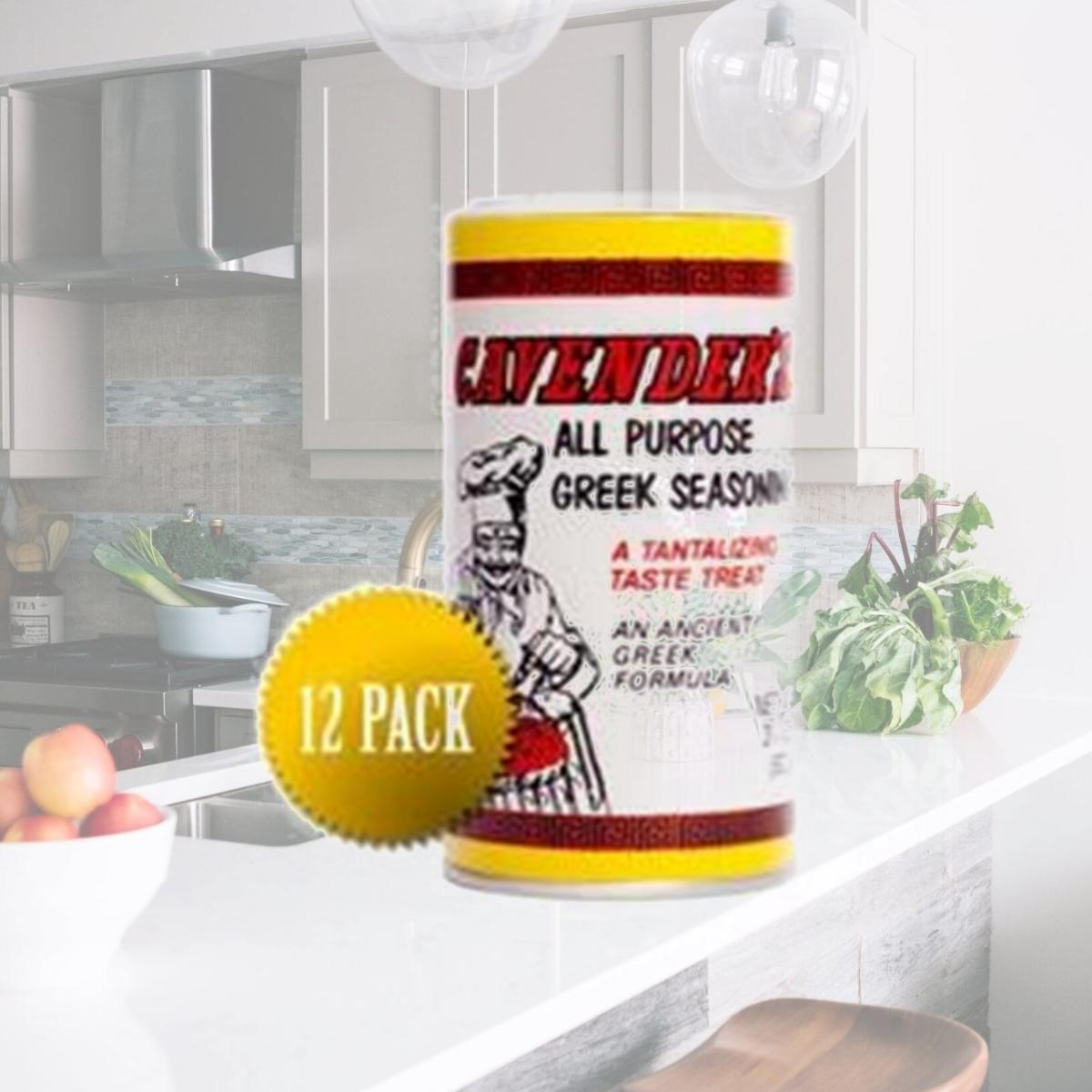 Picture of Cavender B75704 Cavender All Purpose Greek Seasoning -12x3.25 Oz