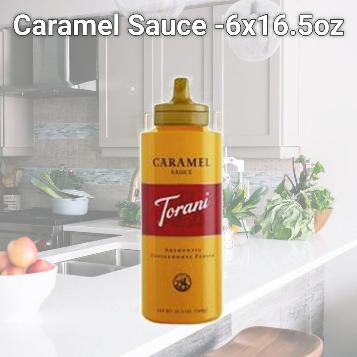 Picture of Torani B80709 Torani Caramel Sauce  -6x16.5oz