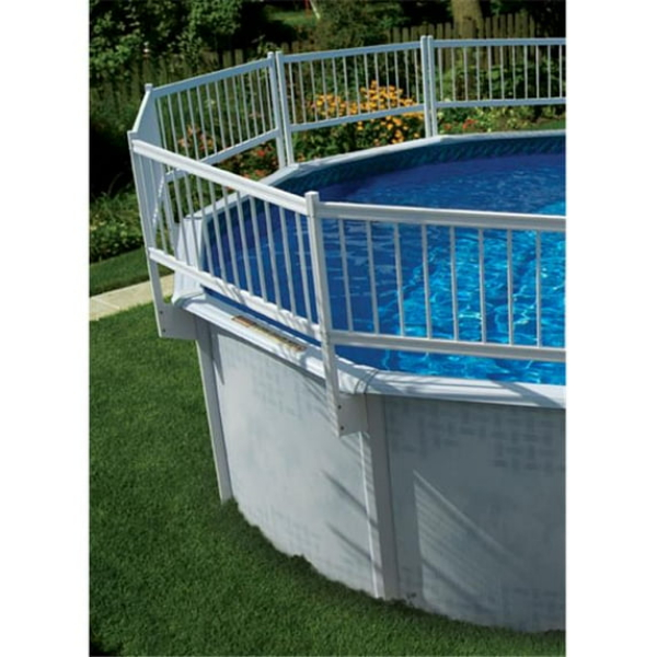 OBW310501 24 in. Above Ground Maintenance Free Resin Fence Kit B - 3 Sections