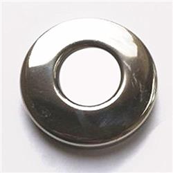 1.9 in. Stainless Steel Escutcheon Plate for Rail, White