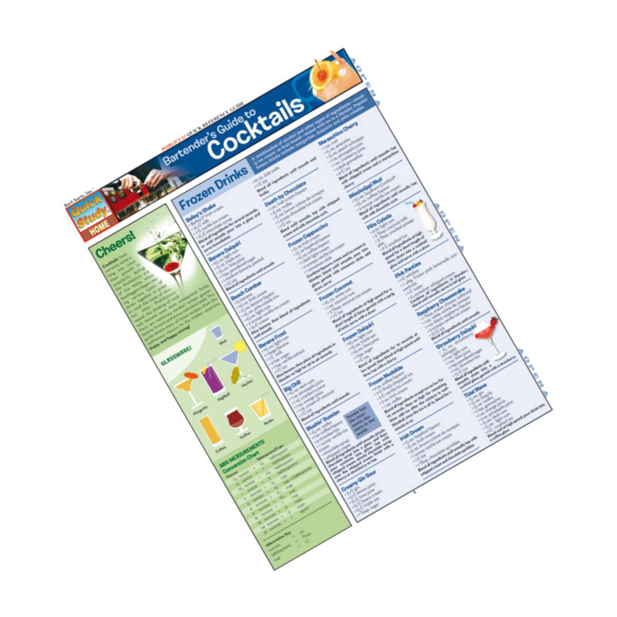 Picture of BarCharts- Inc. 9781423203230 Bartender s Guide To Cocktails