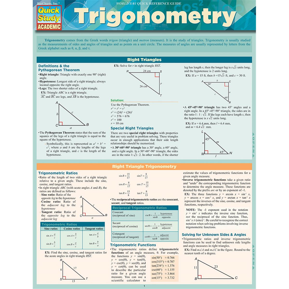 Trigonometry Guide in English