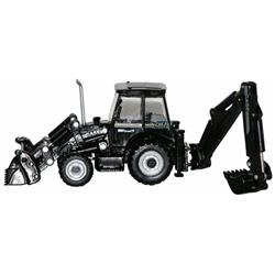 006521 Case 590 Super R Backhoe Truck Toys In Black - All Or Mostly Plastic, 14 Years Above