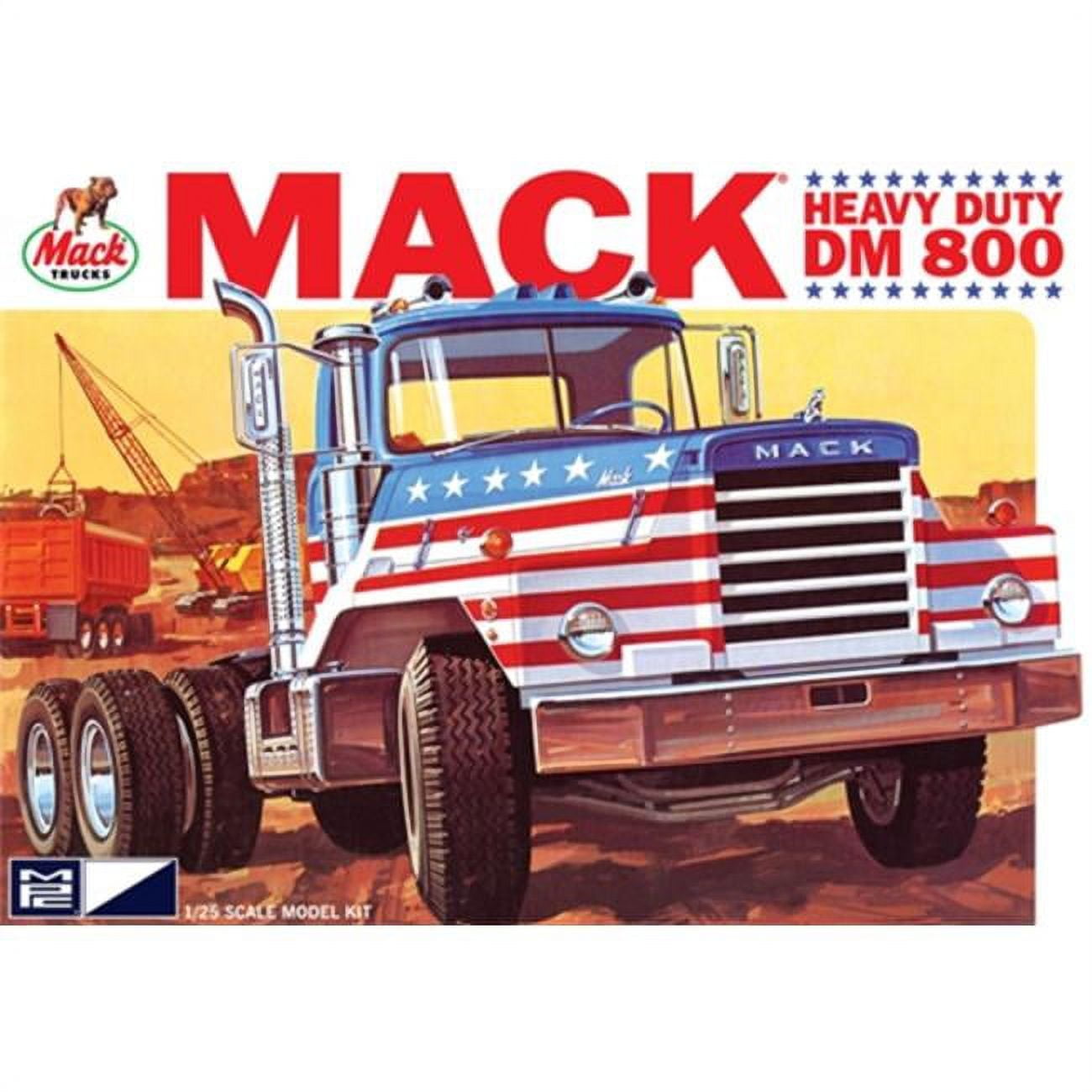 899 Mack Dm800 Semi Tractor Plastic Model Kit