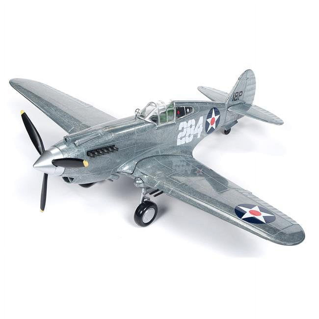 Texaco Brushed Metal Special Edition 1941 Curtiss P-40b Tomahawk Plane - No. 2 2019 In The Fuel For Victory Series