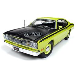 Ame1154 1971 Plymouth Duster Hardtop Model Car In Gy3 Curious Yellow